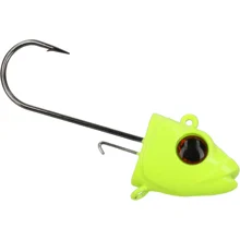 MIKADO - Jigová Hlavička JAWS Vertical 60 g veľ. 5/0 Fluo 2 ks