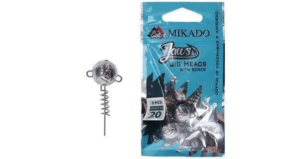 MIKADO - Jigová skrutková hlavička With Screw 20 g 3 ks