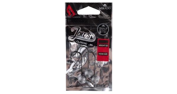 MIKADO - Jigové hlavičky Jaws Classic 15 g veľ. 5/0 BN 3 ks