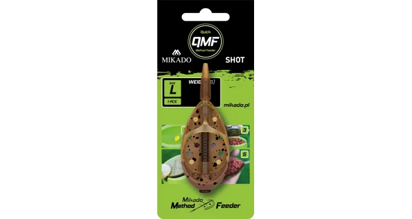 MIKADO - Kŕmidlo Method Feeder Shot QMF System veľ. L 50 g