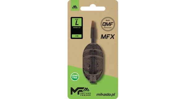 MIKADO - Krmítko Method Feeder MFX QMF 15 g veľ. L 1 ks