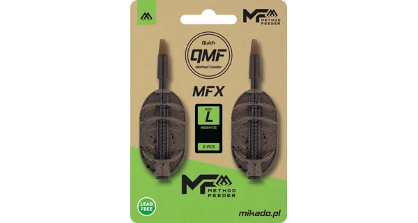 MIKADO - Krmítko Method Feeder MFX QMF 15 g veľ. L 2 ks