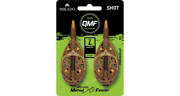 MIKADO - Krmítko Method Feeder Shot QMF System veľ. L 20 g 2 ks