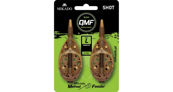 MIKADO - Krmítko Method Feeder Shot QMF System veľ. L 30 g 2 ks