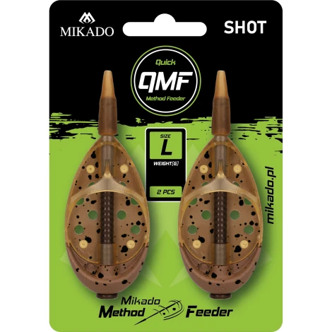 MIKADO - Krmítko Method Feeder Shot QMF System veľ. L 60 g 2 ks