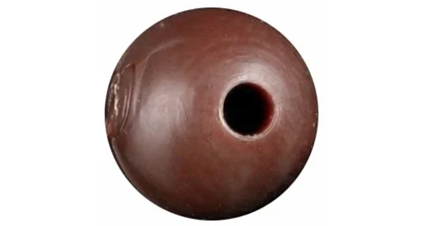 MIKADO - Mäkké silikónové korálky 6 mm 25 ks Tmavo hnedé