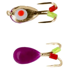 MIKADO - Marmyška Ice Bug 4 mm Fialová/Zlatá 4 ks