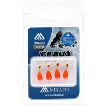 MIKADO - Marmyška Ice Bug 4 mm Oranžová/Zlatá 4 ks