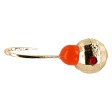 MIKADO - Marmyška Round Disco Mormyshka 0,6 g 16 mm Gold 5 ks