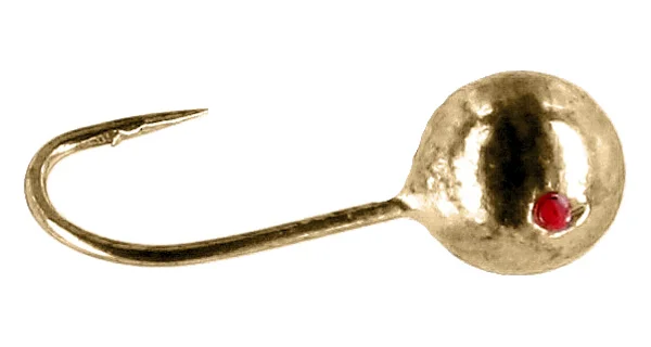 MIKADO - Marmyška Round Mormyshka 0,2 g 20 mm Gold 5 ks