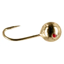 MIKADO - Marmyška Round Mormyshka 0,5 g 16 mm Gold 5 ks