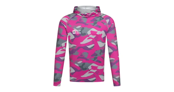 MIKADO - Mikina s kapucňou a nákrčníkom s UPF Filtrom Lady Camo veľ. M