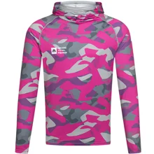 MIKADO - Mikina s kapucňou a nákrčníkom s UPF Filtrom Lady Camo veľ. XS