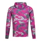 MIKADO - Mikina s kapucňou a nákrčníkom s UPF Filtrom Lady Camo veľ. XS