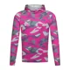 MIKADO - Mikina s kapucňou a nákrčníkom s UPF Filtrom Lady Camo veľ. XS