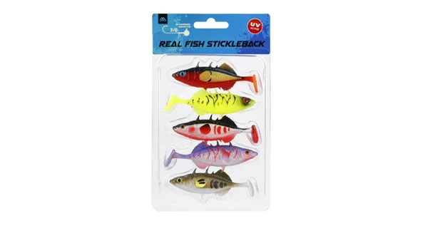 MIKADO - Nástraha Real Fish Stickleback 5 cm Mix 5 ks