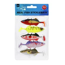 MIKADO - Nástraha Real Fish Stickleback 8 cm Bloody Violet 5 ks