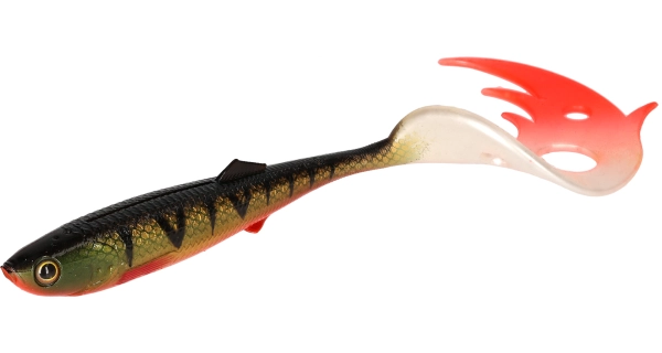 MIKADO - Nástraha Sicari Pike Tail 14 cm Bloody Perch 2 ks