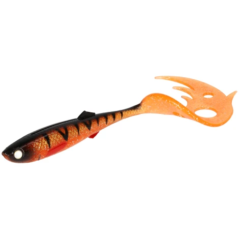 MIKADO - Nástraha Sicari Pike Tail 14 cm Orange Perch 2 ks