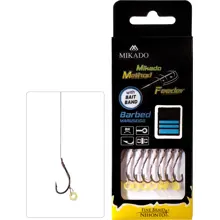 MIKADO - Náväzec Method Feeder RIG Bait Band 0,16 mm 10 cm veľ. 4 8 ks