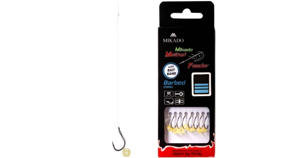 MIKADO - Náväzec MF s gumkou 0,25 mm 10 cm veľ. 8 8 ks