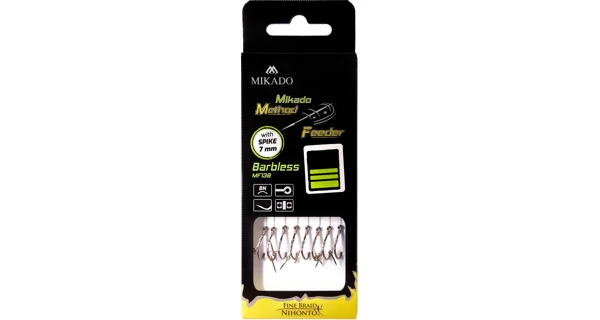 MIKADO - Náväzec MF s ihlou 0,12 mm 10 cm veľ. 10 DB 8 ks