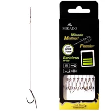 MIKADO - Náväzec MF s ihlou 0,12 mm 10 cm veľ. 10 DB 8 ks