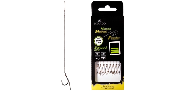 MIKADO - Náväzec MF s ihlou 0,12 mm 10 cm veľ. 12 8 ks