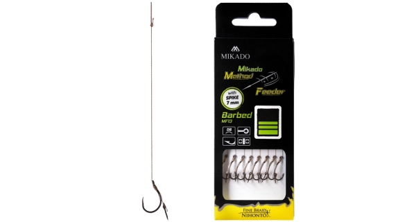 MIKADO - Náväzec MF13 s ihlou 0,14 mm 10 cm veľ. 8 8 ks