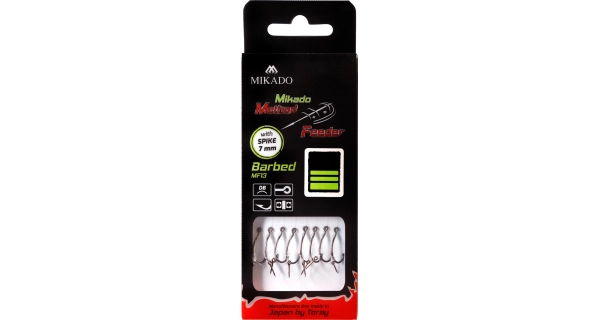 MIKADO - Náväzec MF13 s ihlou 0,28 mm 10 cm veľ. 4 8 ks