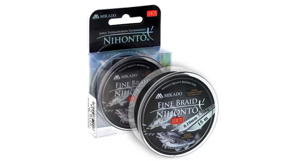 MIKADO - Nihonto Fine Braid Black 15 m 0,10 mm/7,7 kg