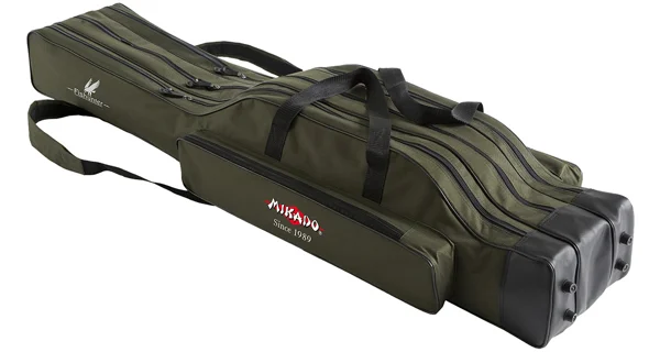 MIKADO - Obal na Prúty 3 Komory Stiffed Green 160 cm