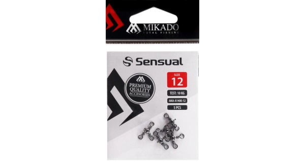 MIKADO - Obratlík Barrel trojitý veľ. 1/0 5 ks