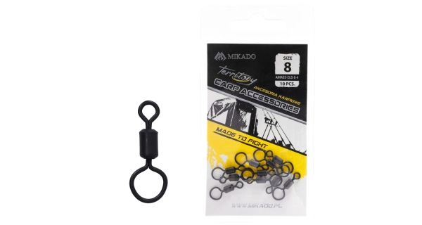 MIKADO - Obratlík Rolling s veľkým okom veľ. 8 10 ks