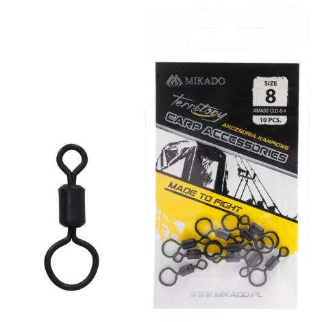 MIKADO - Obratlík Rolling s veľkým okom veľ. 8 10 ks