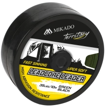 MIKADO - Olovnená šnúra Leadcore Leader 35 lb 10 m Čierna zelená