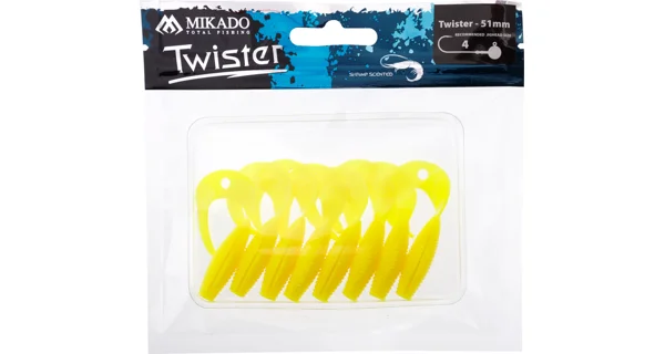 MIKADO - Pezon Gumová Nástraha Twister 5,1 cm Lemon