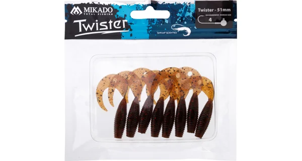 MIKADO - Pezon Twister 5,1 cm Brown Pumpkin