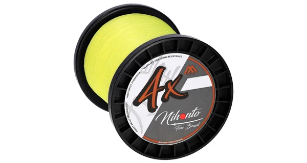 MIKADO - Pletená šnúra Nihonto Fine Braid 0,06 mm 3,25 kg 900 m Fluo/Žltá