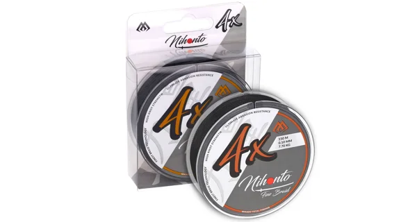 MIKADO - Pletená šnúra Nihonto Fine Braid Black 0,40 mm 34,9 kg 150 m