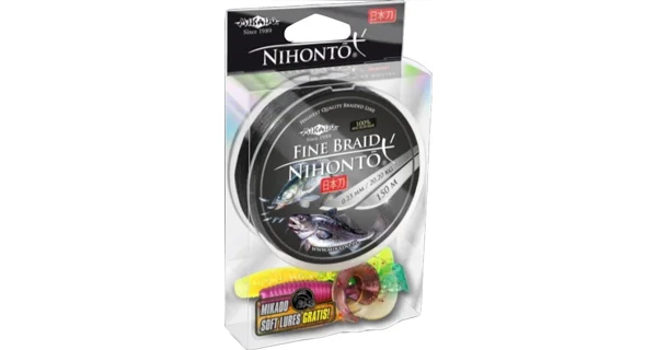 MIKADO - Pletená Šnúra Nihonto Fine Braid Čierna 150 m 0,40 mm/34,9 kg