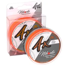 MIKADO - Pletená šnúra Nihonto Fine Braid Fluo Oranžová 0,23 mm 20,2 kg 15 m