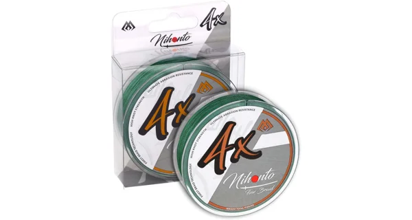 MIKADO - Pletená Šnúra Nihonto Fine Braid Zelená 150 m 0,10 mm/7,7 kg