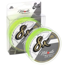 MIKADO - Pletená šnúra Nihonto Octa Braid 0,12 mm 8,9 kg 150 m Fluo Green