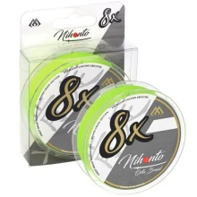 MIKADO - Pletená šnúra Nihonto Octa Braid 0,14 mm 10,15 kg 150 m Fluo Green