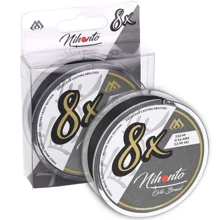 MIKADO - Pletená šnúra Nihonto Octa Braid Čierna 0,12 mm 8,9 kg 10 m