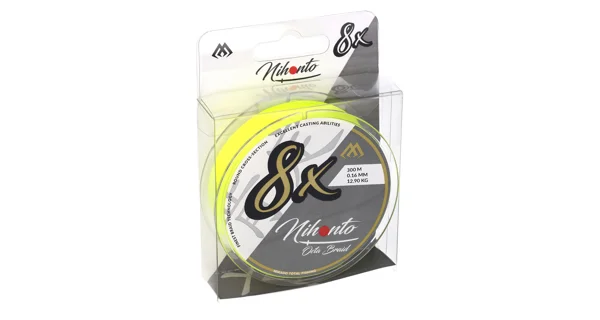 MIKADO - Pletená Šnúra Nihonto Octa Braid Fluo 10 m 0,14 mm/10,15 kg