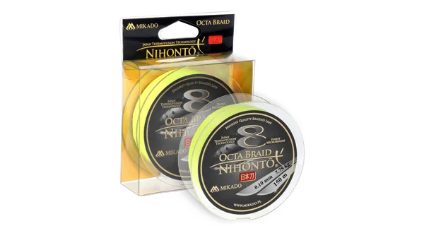 MIKADO - Pletená Šnúra Nihonto Octa Braid Fluo 150 m 0,26 mm/22,60 kg