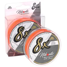MIKADO - Pletená šnúra Nihonto Octa Braid Orange 0,28 mm 27,4 kg 10 m Fluo oranžová