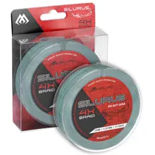 MIKADO - Pletená šnúra Silurus 4 X Braid Zelená 0,45 mm 300 m